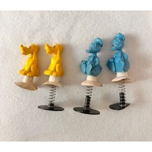 Walt Disney Vintage Rubber Donald Duck and Pluto Suction Cup Collectors Toys, 4